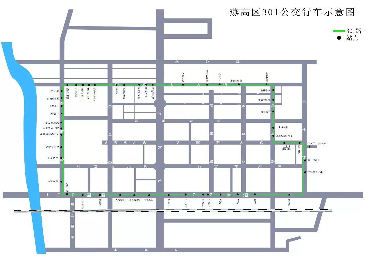 【通知】燕郊302,304路公交车绕行通知